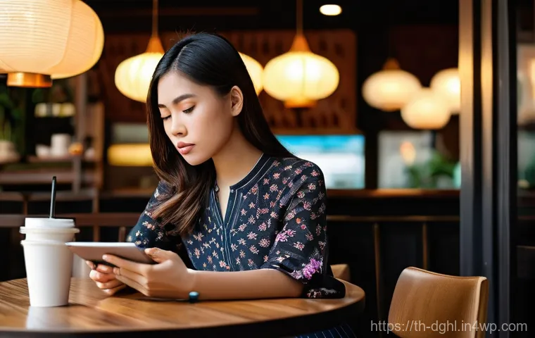디지털 일몰 프로토콜의 법적 측면 - **Prompt:** A young Thai woman, in her late 20s, sits thoughtfully at a stylish, modern wooden desk ...